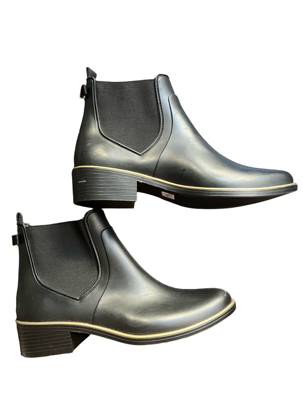 Kate Spade Sedgewick Chelsea Rain Boots Rubber Size 9 - Picture 2 of 6